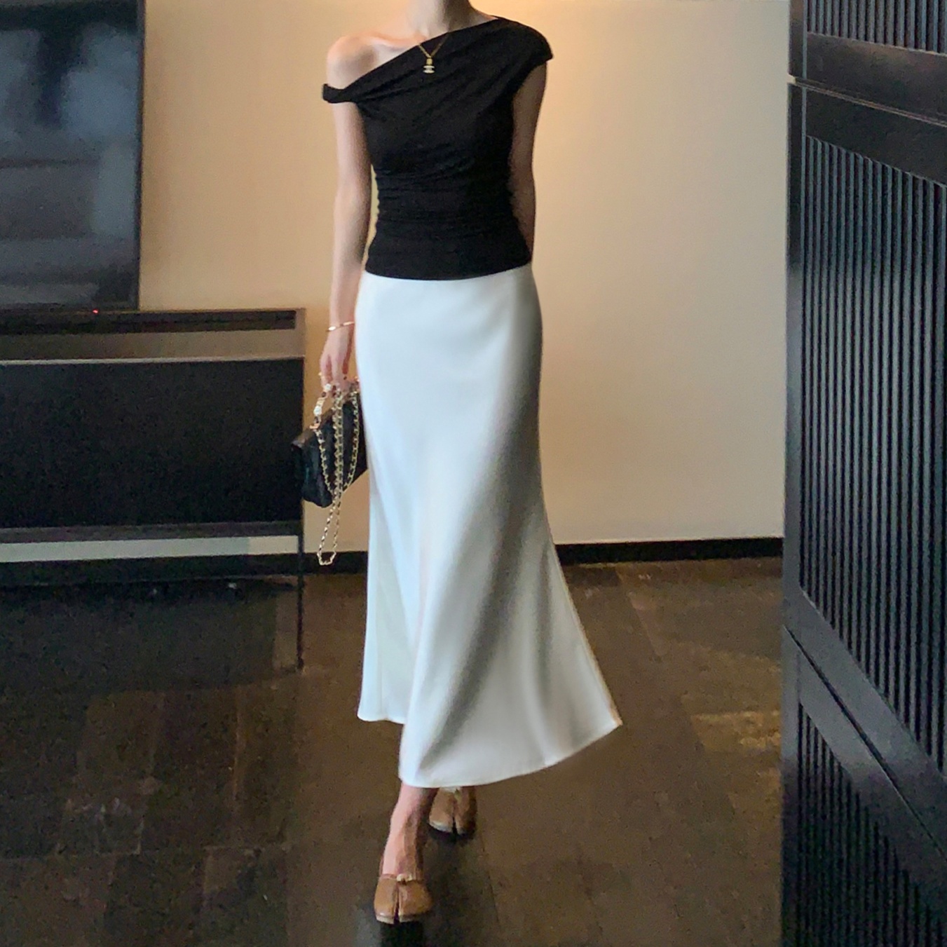 マーメイドスカート フレアシルエット マーメイドスカート