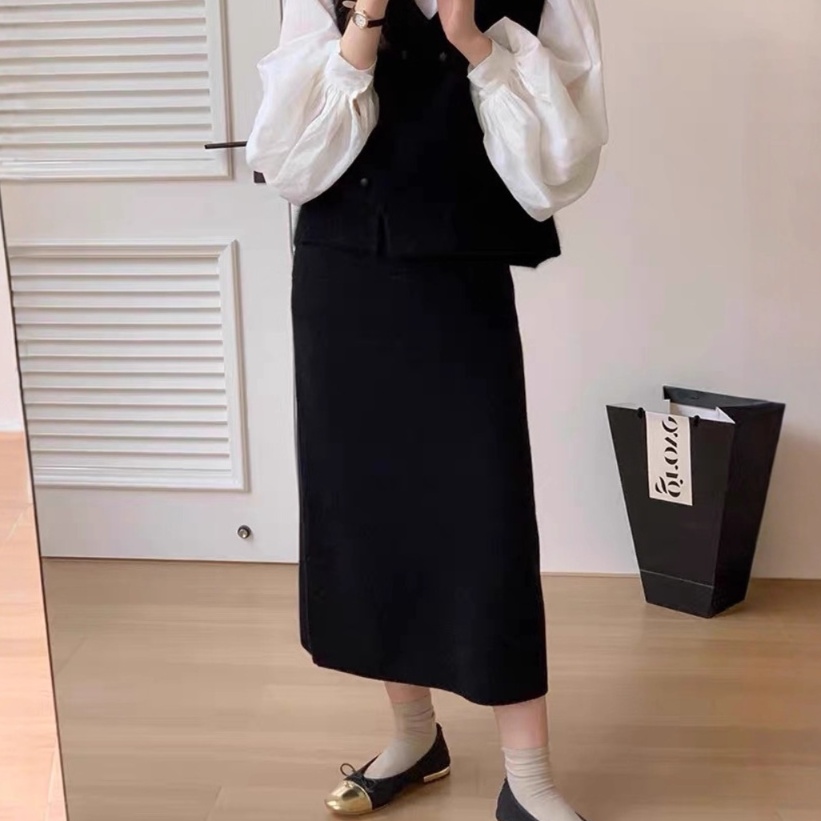 ロングスカート なめらか落ち感 ロングAラインスカート
