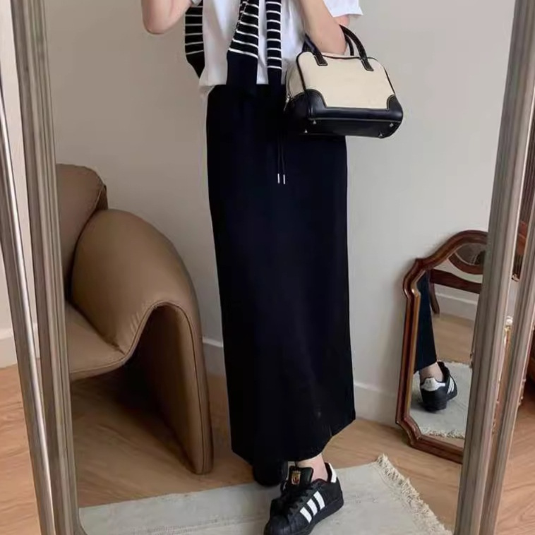ロングスカート ゆったりシルエットのマキシスカート
