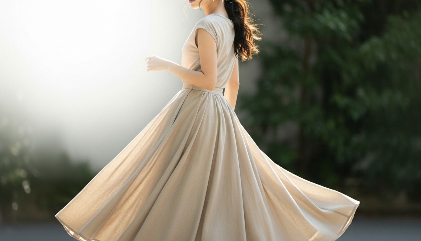 ロングスカート夏の正解｜涼しい素材選びと大人の着こなし術