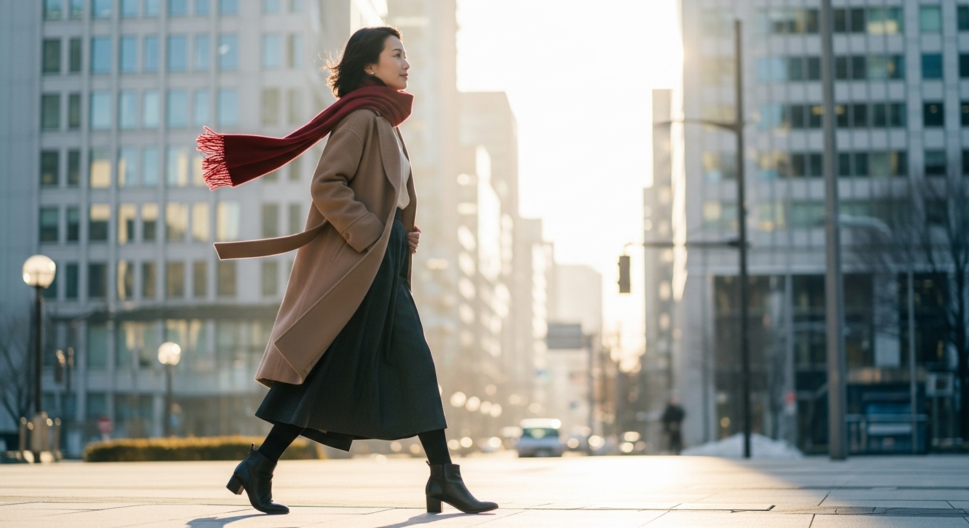  冬のロングスカートコーデ完全ガイド｜おしゃれで暖かい着こなし術