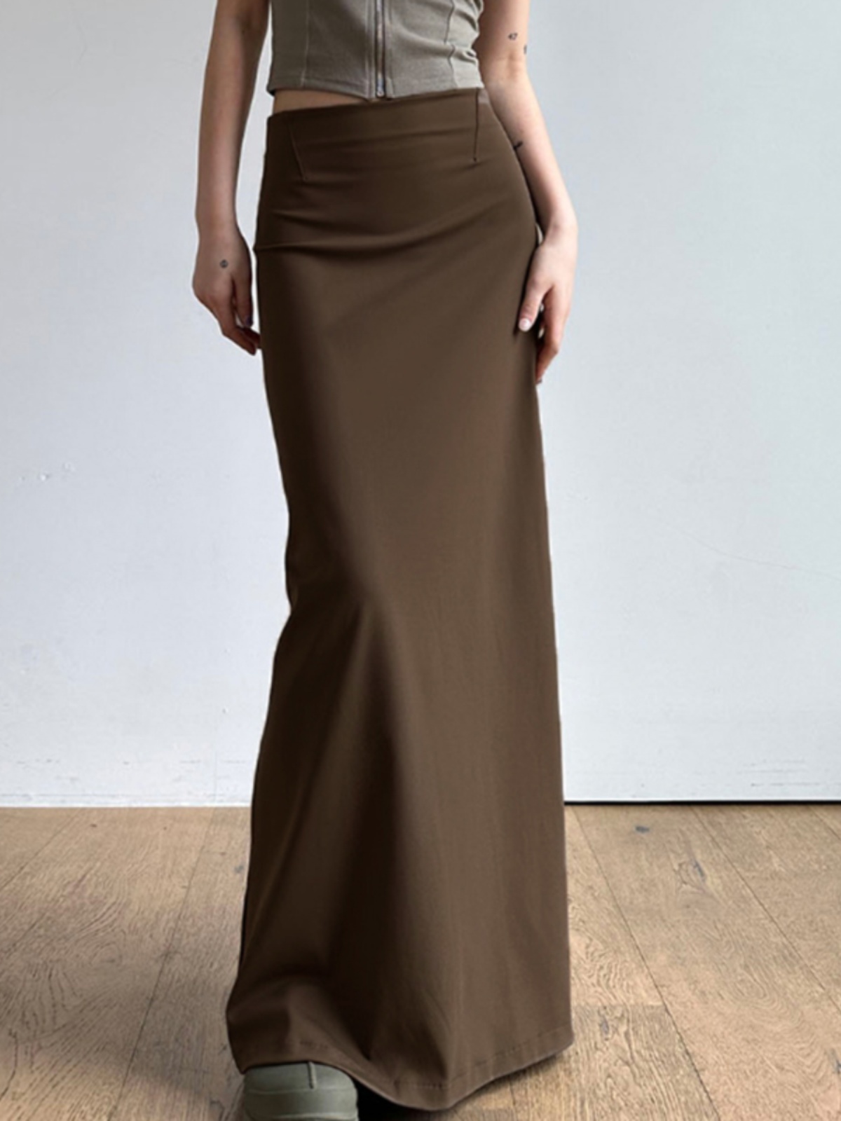 タイトスカート スタイリッシュ フロアタイトスカート