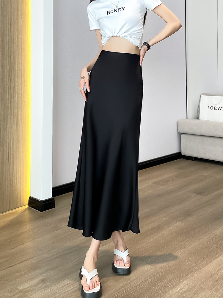 マーメイドスカート しなやかなマーメイドシルエットスカート