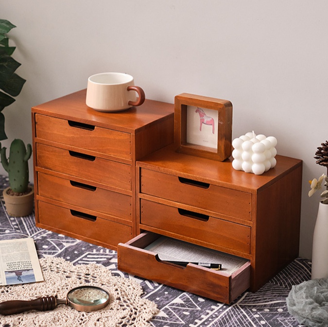 木製多層収納ボックス